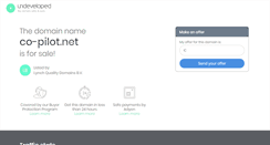 Desktop Screenshot of co-pilot.net